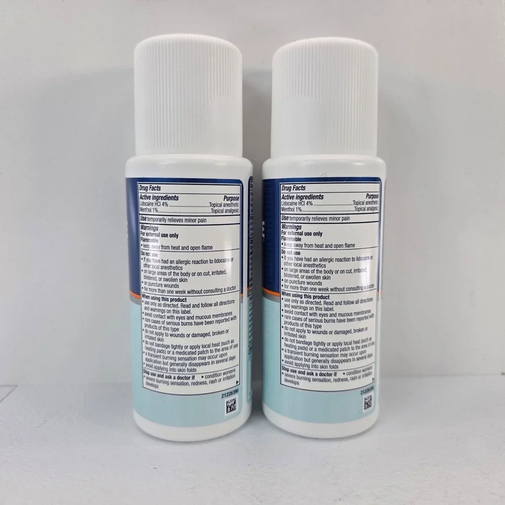 2 Pack Nervive Pain Relieving Liquid Roll-On 4.6oz Exp 12/27